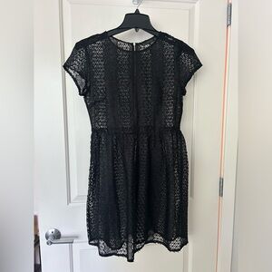 Zara Black Lace Dress